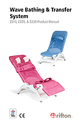 cover page for the Rifton Wave, a bathing and transfer system from Rifton Equipment