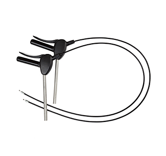 A pair of handbrakes for the Rifton Pacer gait trainer.
