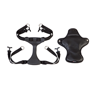 Hip positioner for the Rifton E-Pacer Gait Trainer