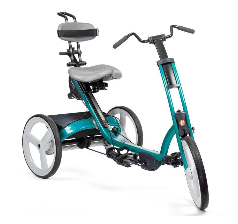 The Rifton Adaptive Tricycle in red