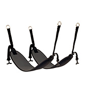 Additional thigh straps for Rifton TRAM A set of additional thigh straps can be purchased for use when one set is being cleaned